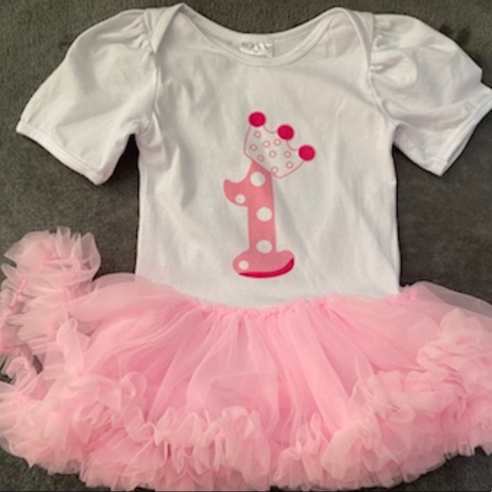 New first birthday tutu dress